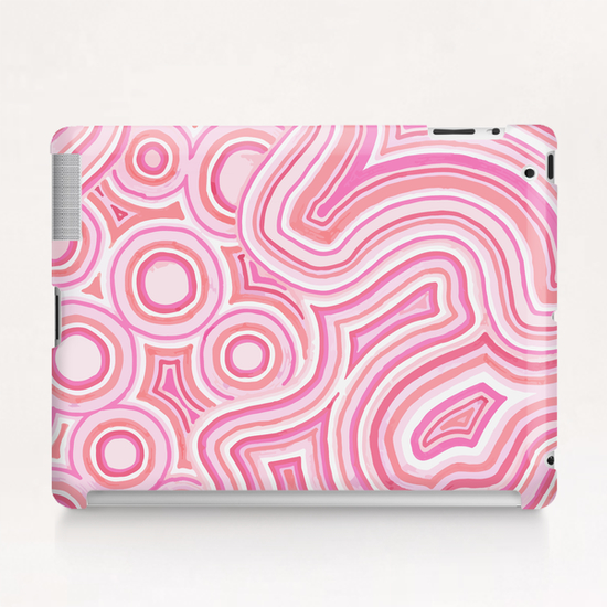 Pink Color Burst Tablet Case by ShinyJill