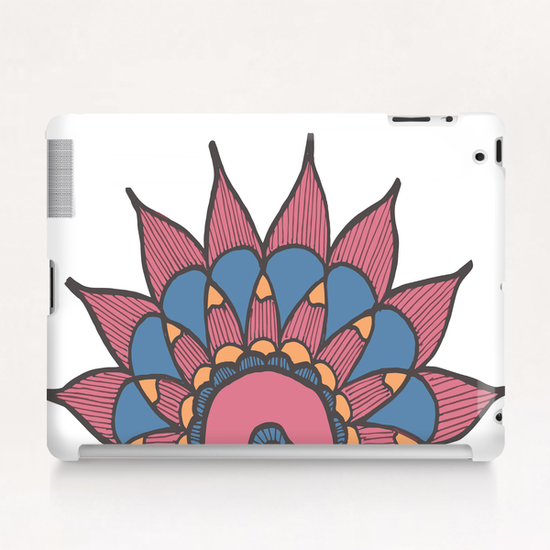 Abstract Sunflower Tablet Case by ShinyJill