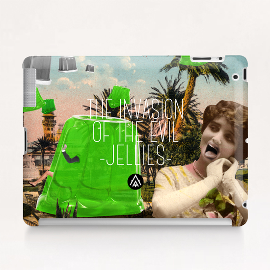 The Invasion of the Evil Jellies Tablet Case by Alfonse