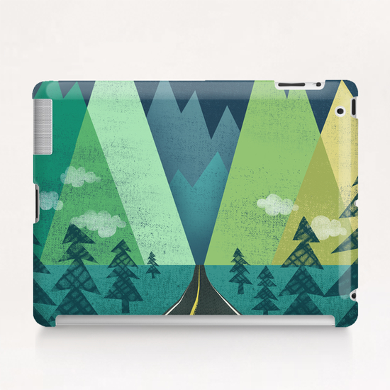 the Long Road at Night Tablet Case by Jenny Tiffany