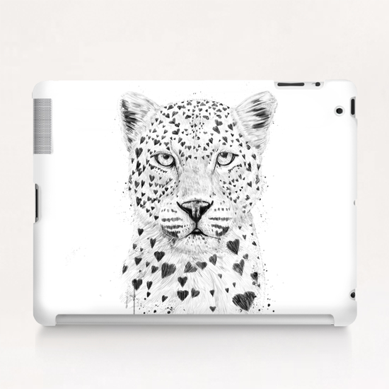 Lovely leopard Tablet Case by Balazs Solti