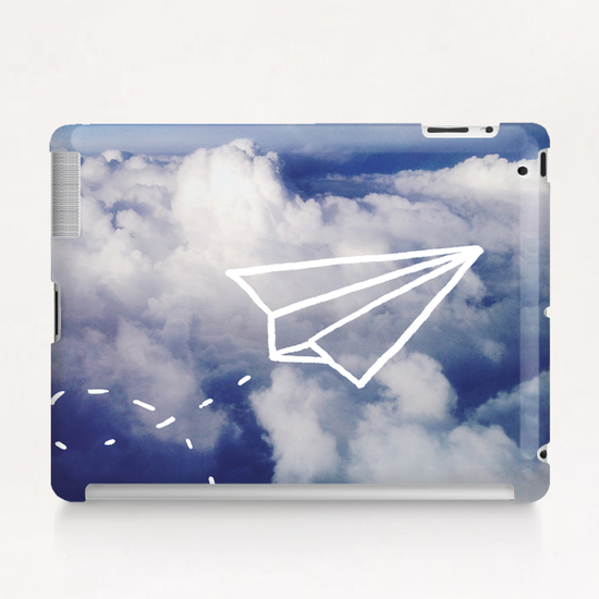 Paper Plane Tablet Case by Leah Flores