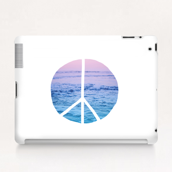 Waves and Peace Tablet Case by Leah Flores
