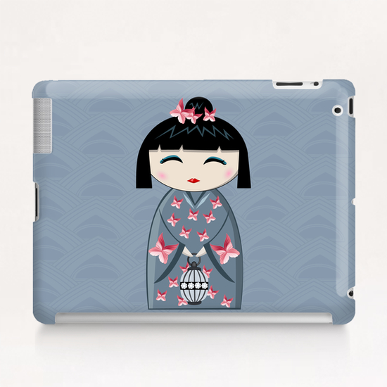 Pink butterfly Tablet Case by PIEL Design