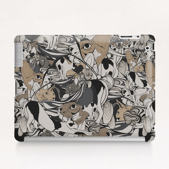 cats Tablet Case by Giulioiurissevich