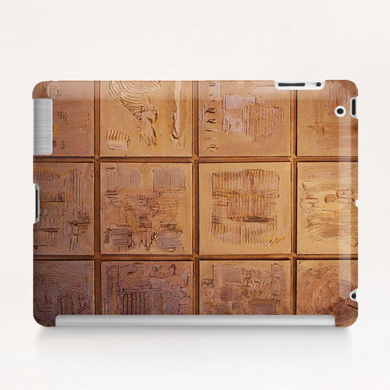 Wood Squares Tablet Case by di-tommaso