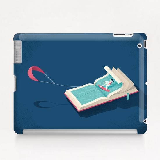Surfing Tablet Case by Andrea De Santis