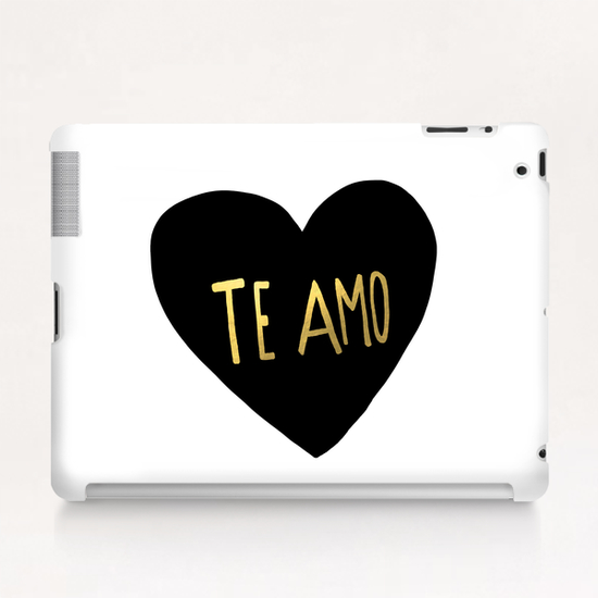 Te Amo Tablet Case by Leah Flores
