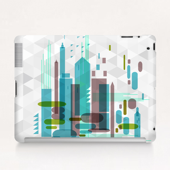 Blue City Tablet Case by Vic Storia