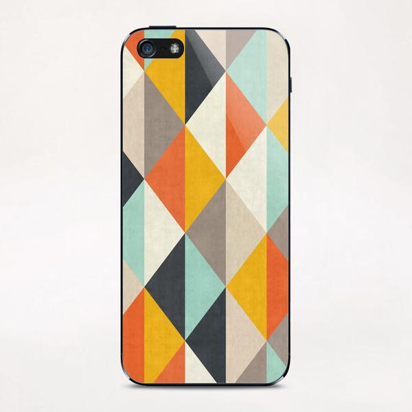 Geometric and colorful chevron iPhone & iPod Skin by Vitor Costa