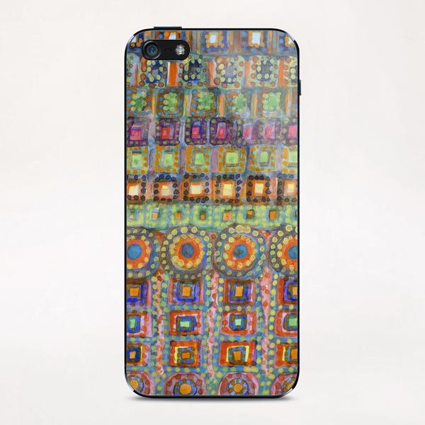 Marvellous Rows of Squares and Circles with Points iPhone & iPod Skin by Heidi Capitaine