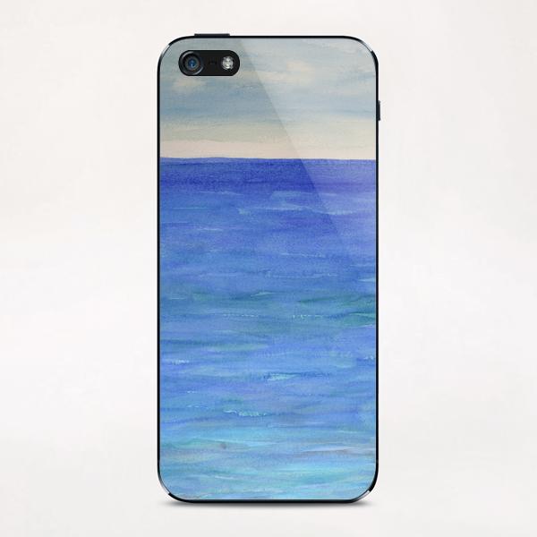 The Deep Blue Beauty iPhone & iPod Skin by Heidi Capitaine