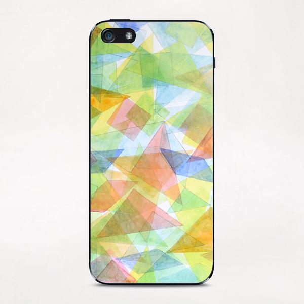 Red Triangles and their Friends iPhone & iPod Skin by Heidi Capitaine