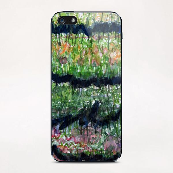 Humid Meadow with Wildflowers iPhone & iPod Skin by Heidi Capitaine