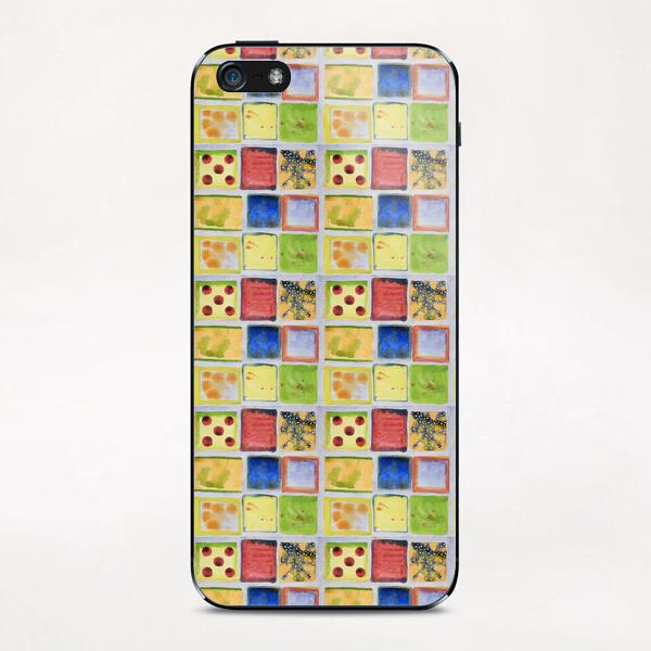 Nine Squares Showing Off  iPhone & iPod Skin by Heidi Capitaine
