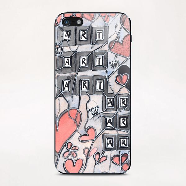 I Love Art  iPhone & iPod Skin by Heidi Capitaine
