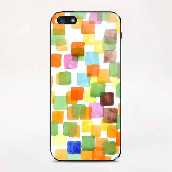 First Squares Pattern iPhone & iPod Skin by Heidi Capitaine