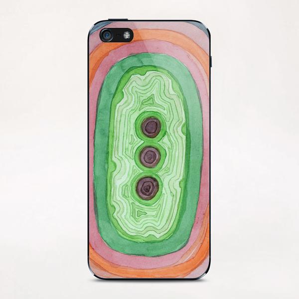 Fruit With Three Seeds iPhone & iPod Skin by Heidi Capitaine