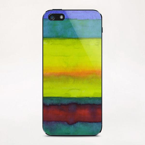 Summer Fields Stripes  iPhone & iPod Skin by Heidi Capitaine