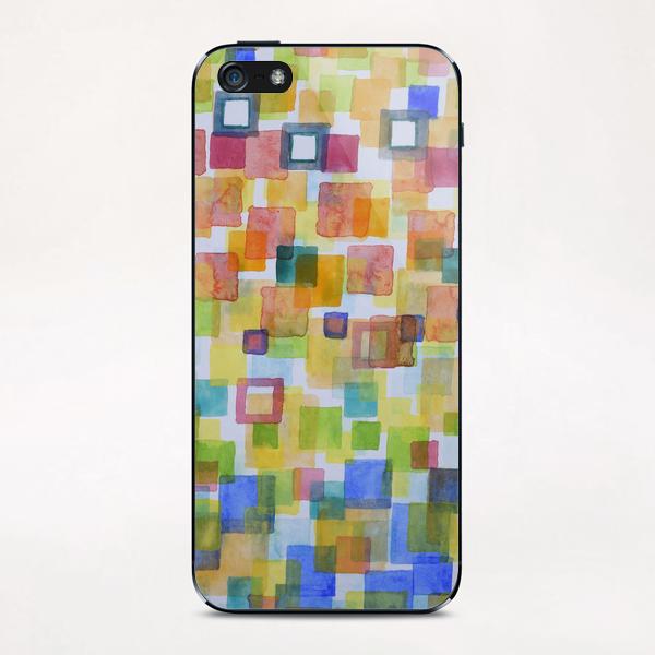 Light Squares and Frames Pattern iPhone & iPod Skin by Heidi Capitaine