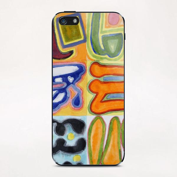  Narrative and Symbolic Signs Pattern iPhone & iPod Skin by Heidi Capitaine