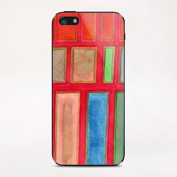 Some Chosen Rectangles ordered on Red  iPhone & iPod Skin by Heidi Capitaine