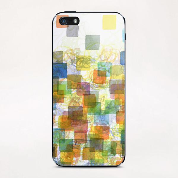 Dancing Squares iPhone & iPod Skin by Heidi Capitaine