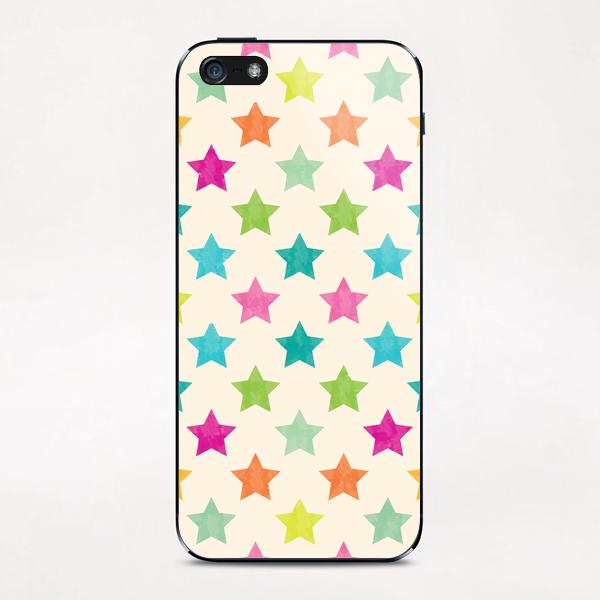 Colorful Star iPhone & iPod Skin by Amir Faysal