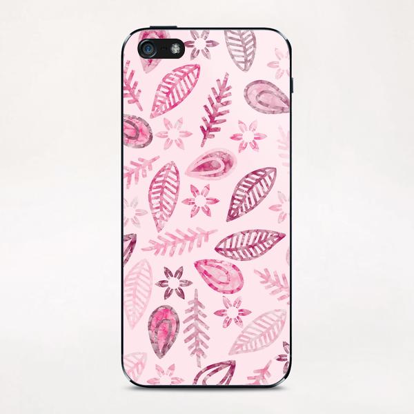 Watercolor Floral X 0.7 iPhone & iPod Skin by Amir Faysal
