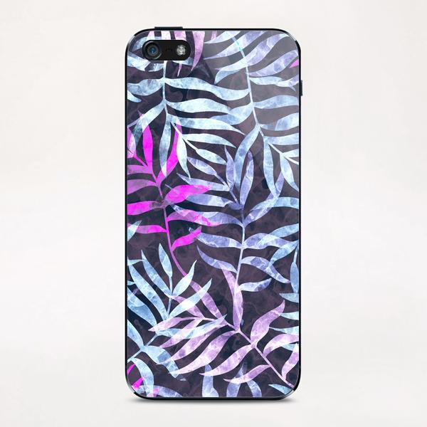 Watercolor Tropical Palm Leaves #2 iPhone & iPod Skin by Amir Faysal