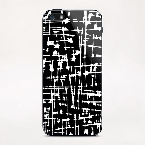 Abstract Black & White Artwork iPhone & iPod Skin by Divotomezove