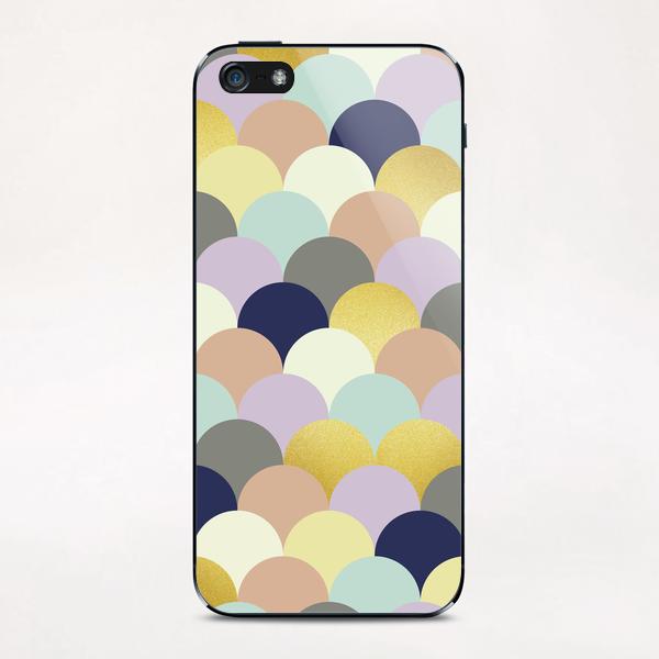 Golden modern art iPhone & iPod Skin by Vitor Costa