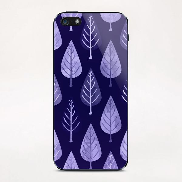 Watercolor Forest Pattern X 0.4 iPhone & iPod Skin by Amir Faysal