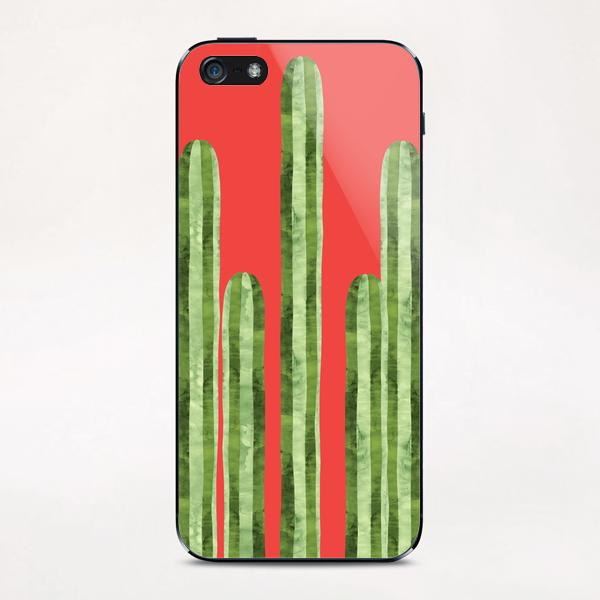 Mexican cacti iPhone & iPod Skin by Vitor Costa