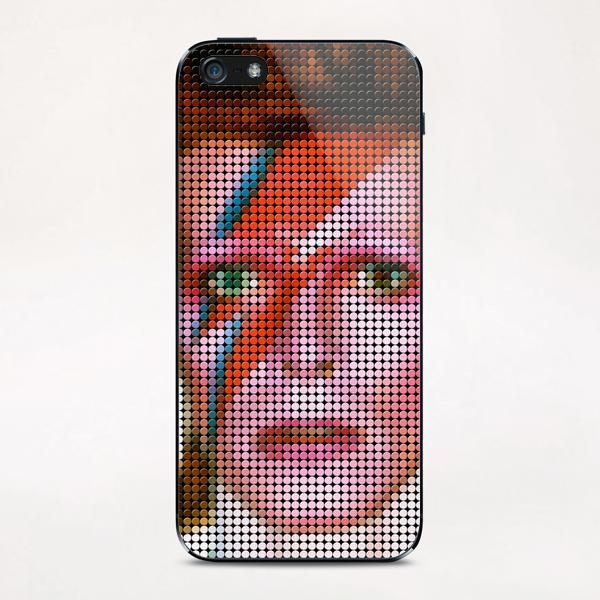 David bowie portrait iPhone & iPod Skin by Vitor Costa