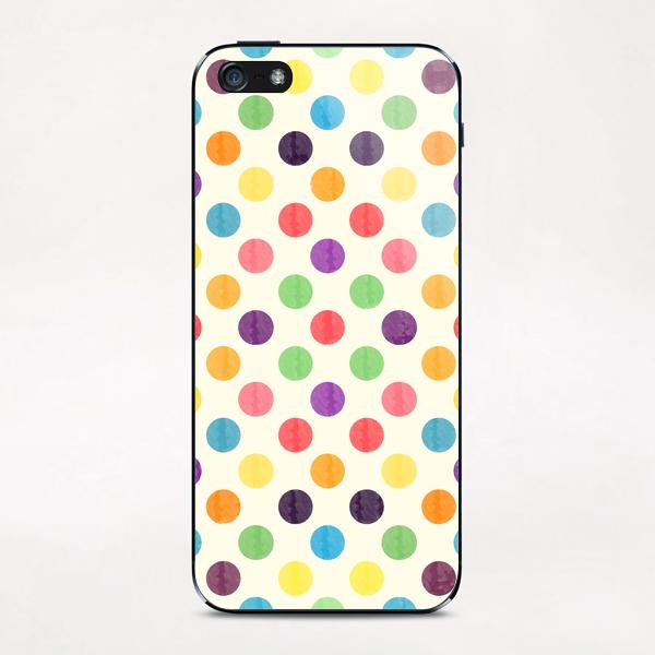 Watercolor Polka Dots  X 0.1 iPhone & iPod Skin by Amir Faysal