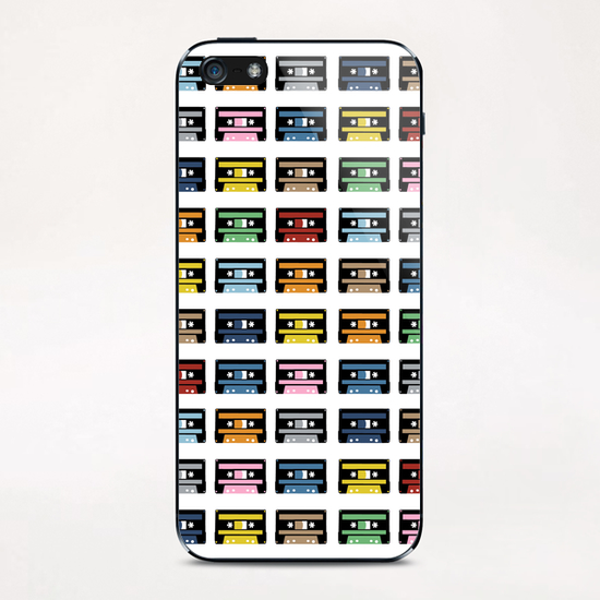 80 Tapes iPhone & iPod Skin by Emeline Tate