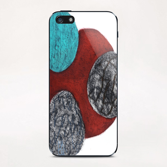 Composition 9 iPhone & iPod Skin by Jean-Noël Bachès
