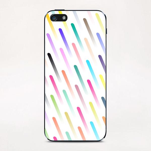 Neon Rain  iPhone & iPod Skin by Amir Faysal