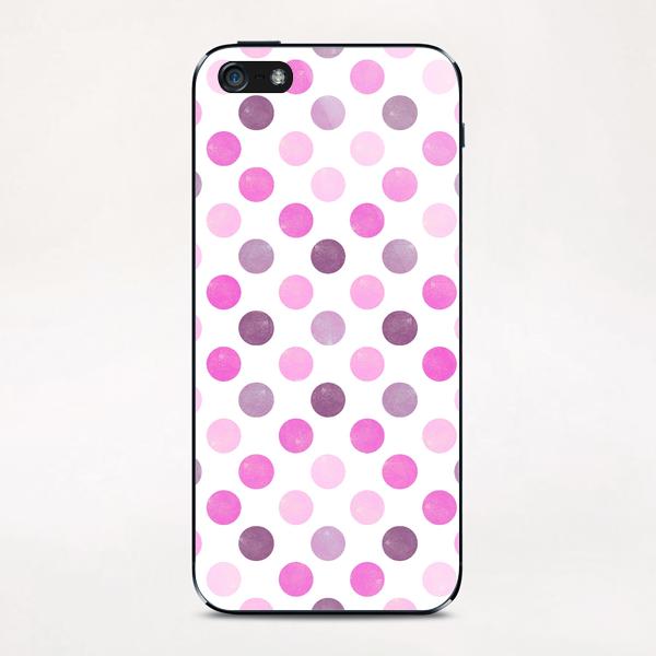 Watercolor Polka Dots #3 iPhone & iPod Skin by Amir Faysal