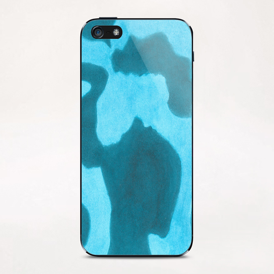 Blue Rising iPhone & iPod Skin by ShinyJill