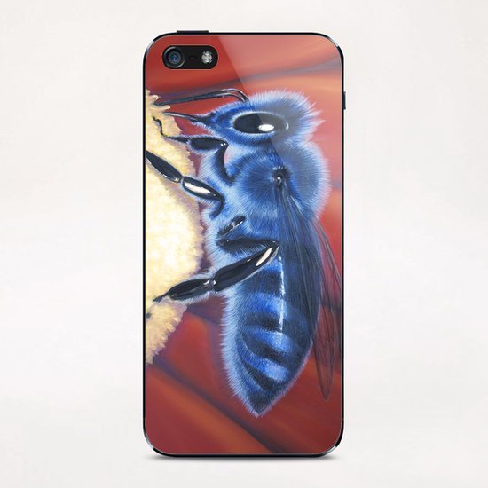 Blue Bee iPhone & iPod Skin by di-tommaso