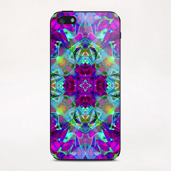 kaleidoscope Floral Abstract G16 iPhone & iPod Skin by MedusArt