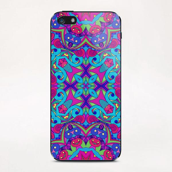 Drawing Floral Doodle G1B iPhone & iPod Skin by MedusArt