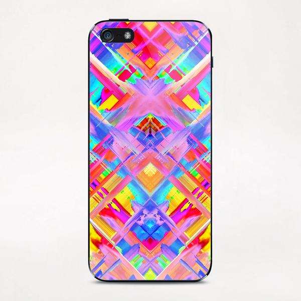 Colorful digital art splashing G470 iPhone & iPod Skin by MedusArt
