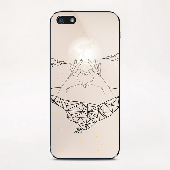 Heart in Hands iPhone & iPod Skin by Lenny Lima