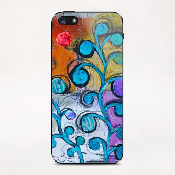 Circle Trees C iPhone & iPod Skin by Elizabeth St. Hilaire
