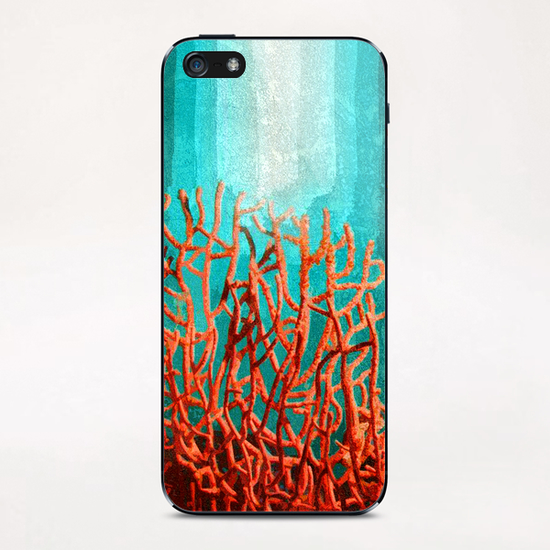 Red Coral iPhone & iPod Skin by Malixx