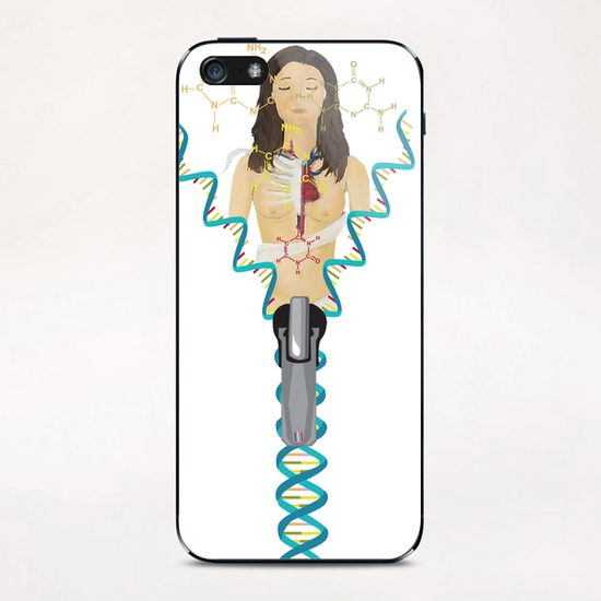 DNA iPhone & iPod Skin by frayartgrafik