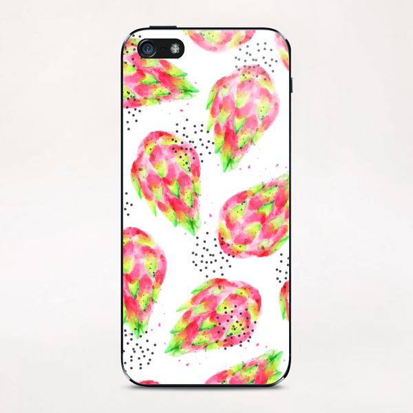 Dragon Fruit iPhone & iPod Skin by Uma Gokhale